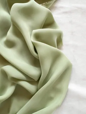 3 Yards Seafoam Double Georgette Silk
