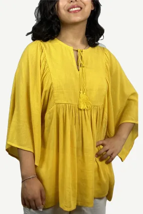 3632 B Rayon Bohemian Medieval Embroidered Tunic Blouse