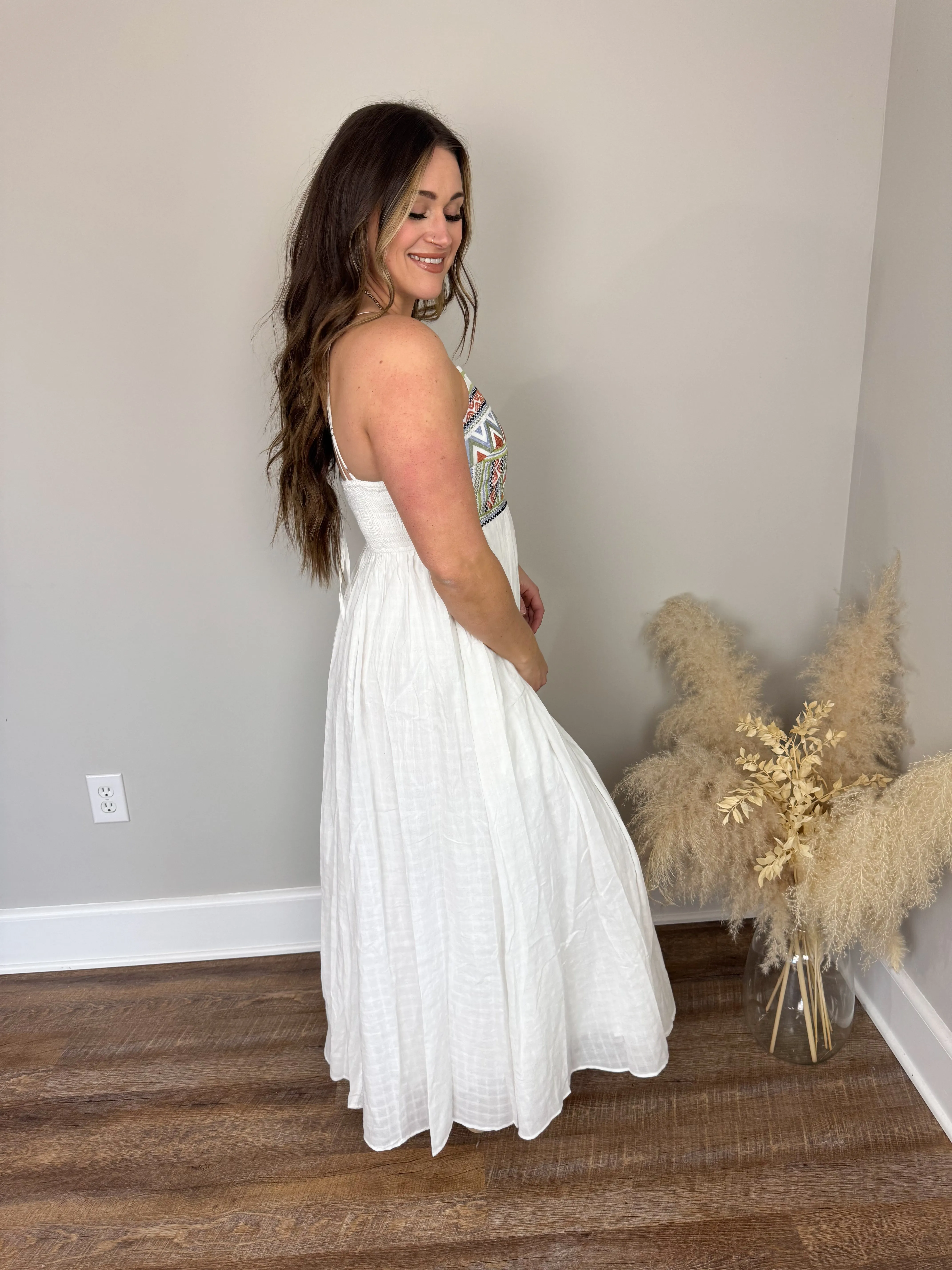 Amber Embroidered Dress