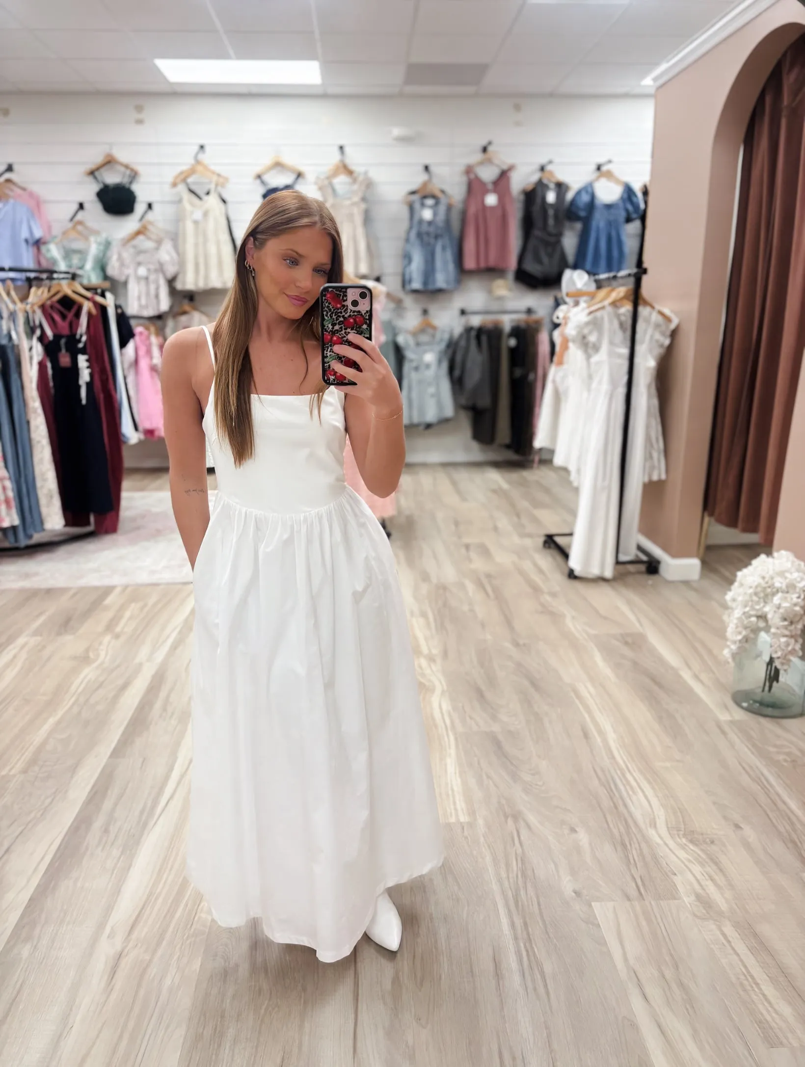 Everyday Elegance White Maxi Dress