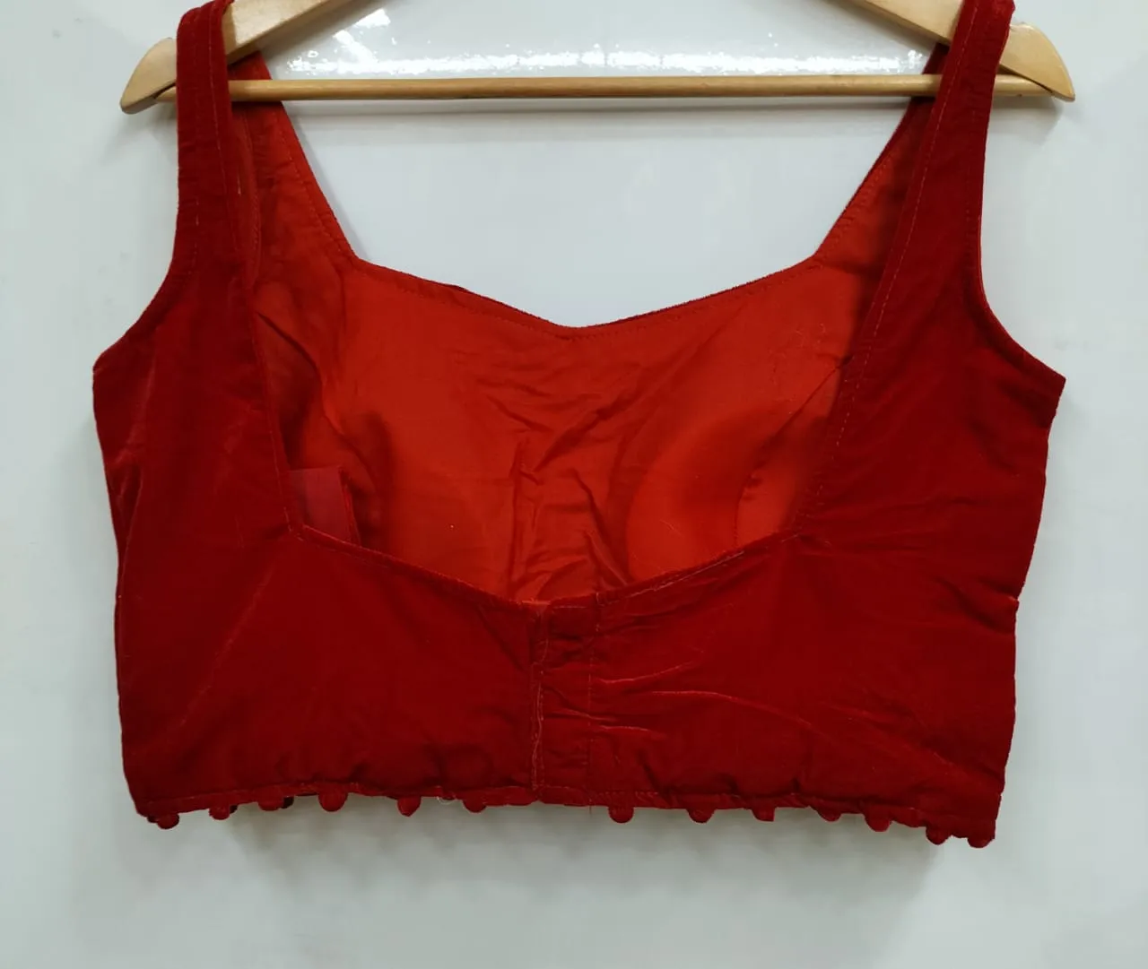 Fancy Bollywood Style Velvet Blouse