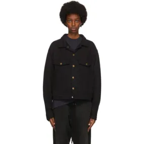 Fear of God Black Terry Relaxed Trucker Jacket