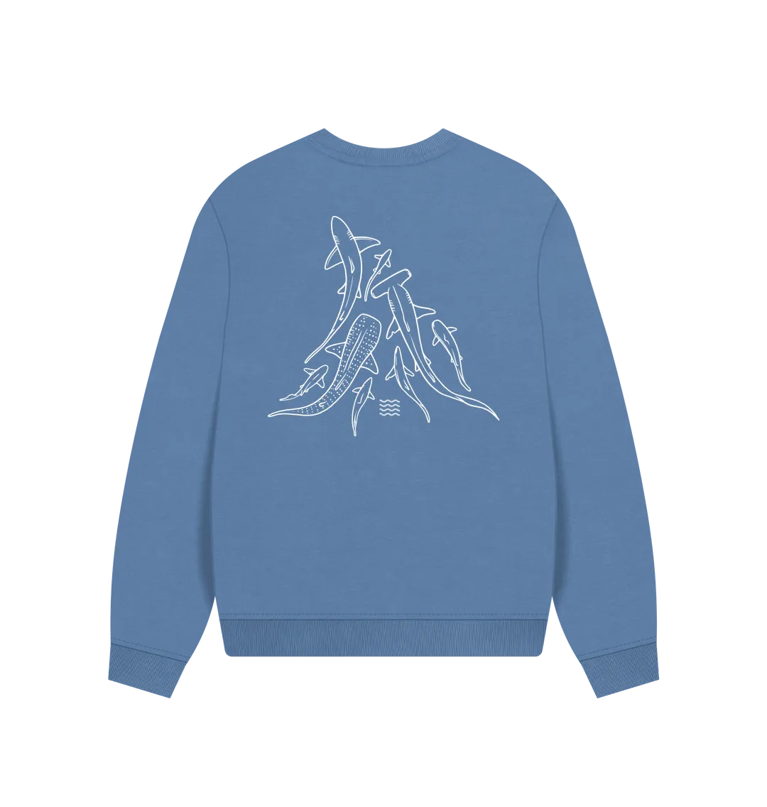 Fins Women's Oversized Sweatshirt