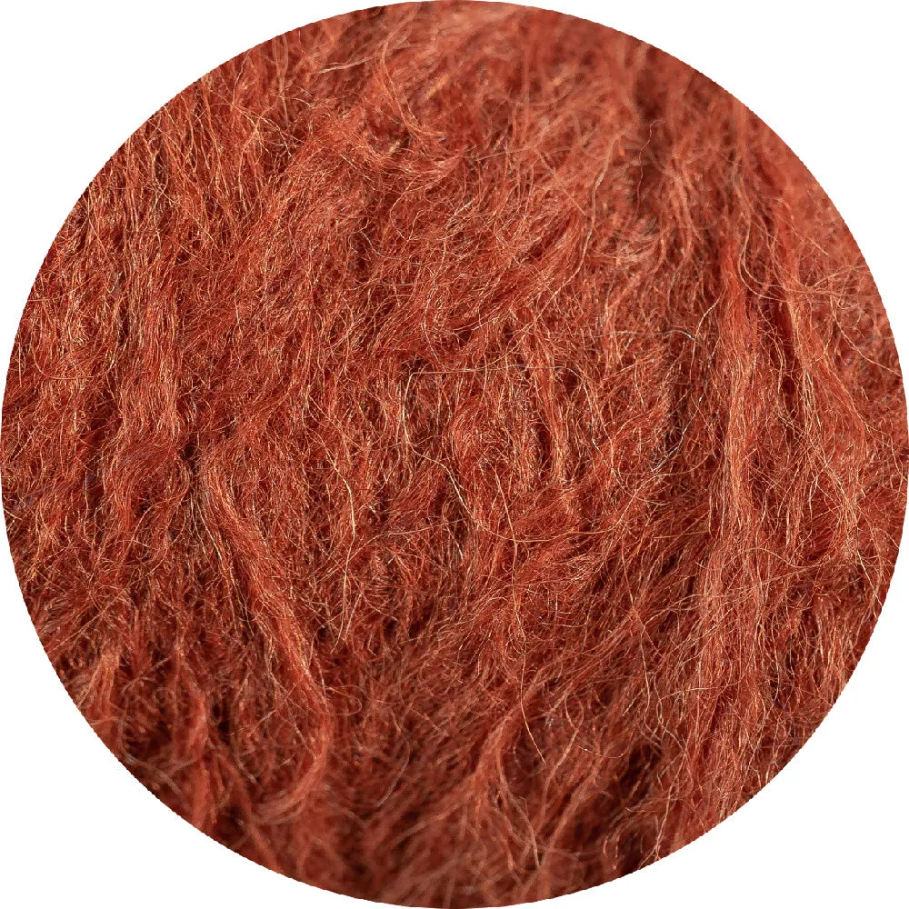 Hand knit batwing sweater (Alpaca) - Candy pink