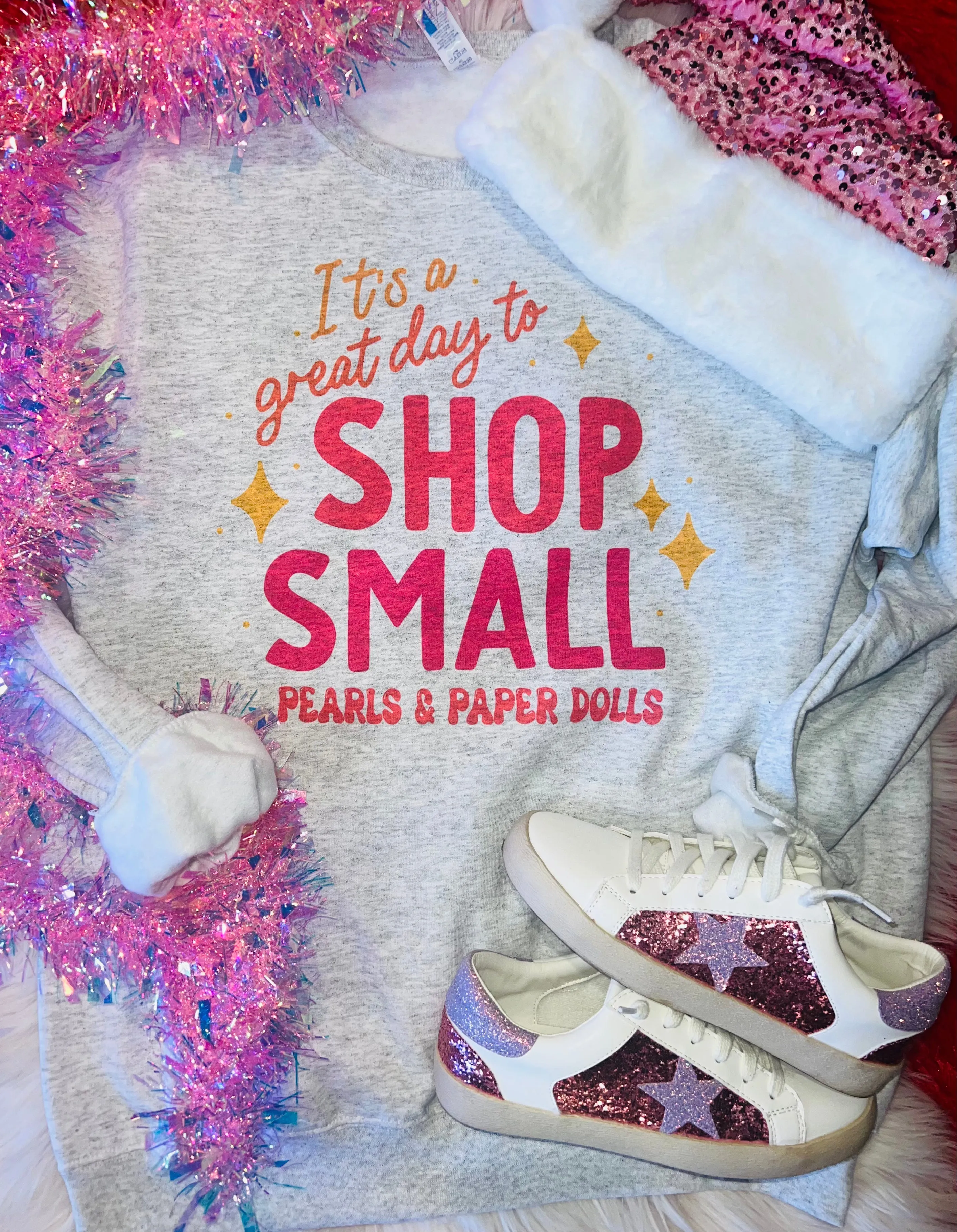 It’s A Good Day To Shop Small Boutique Name Custom Sweatshirts & Tees
