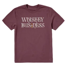 Men's Whiskey Business Bottle Short Sleeve Tee