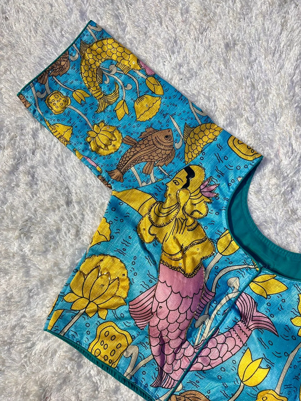 Party Wear Fancy Print Blouse