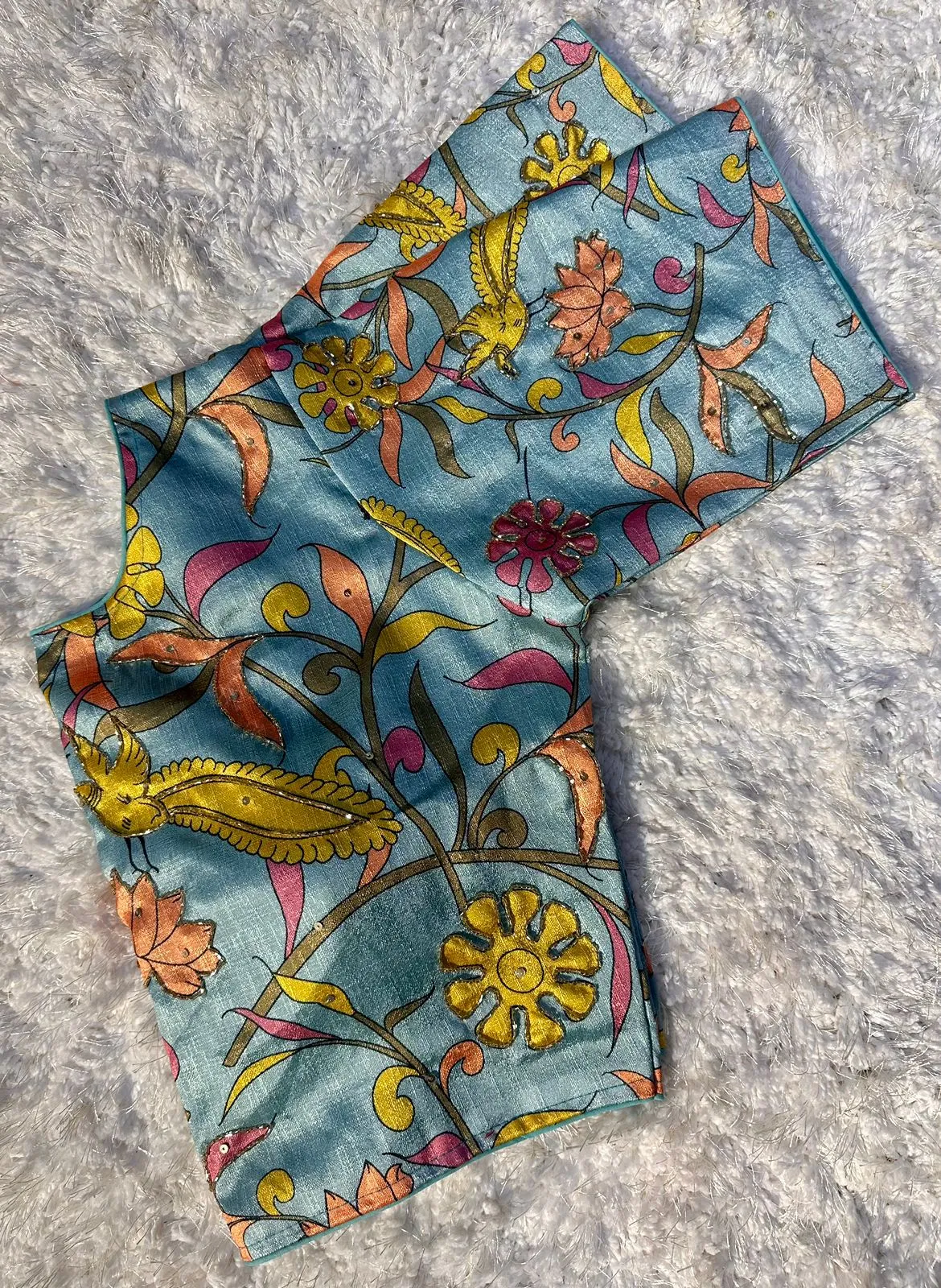 Party Wear Fancy Print Blouse