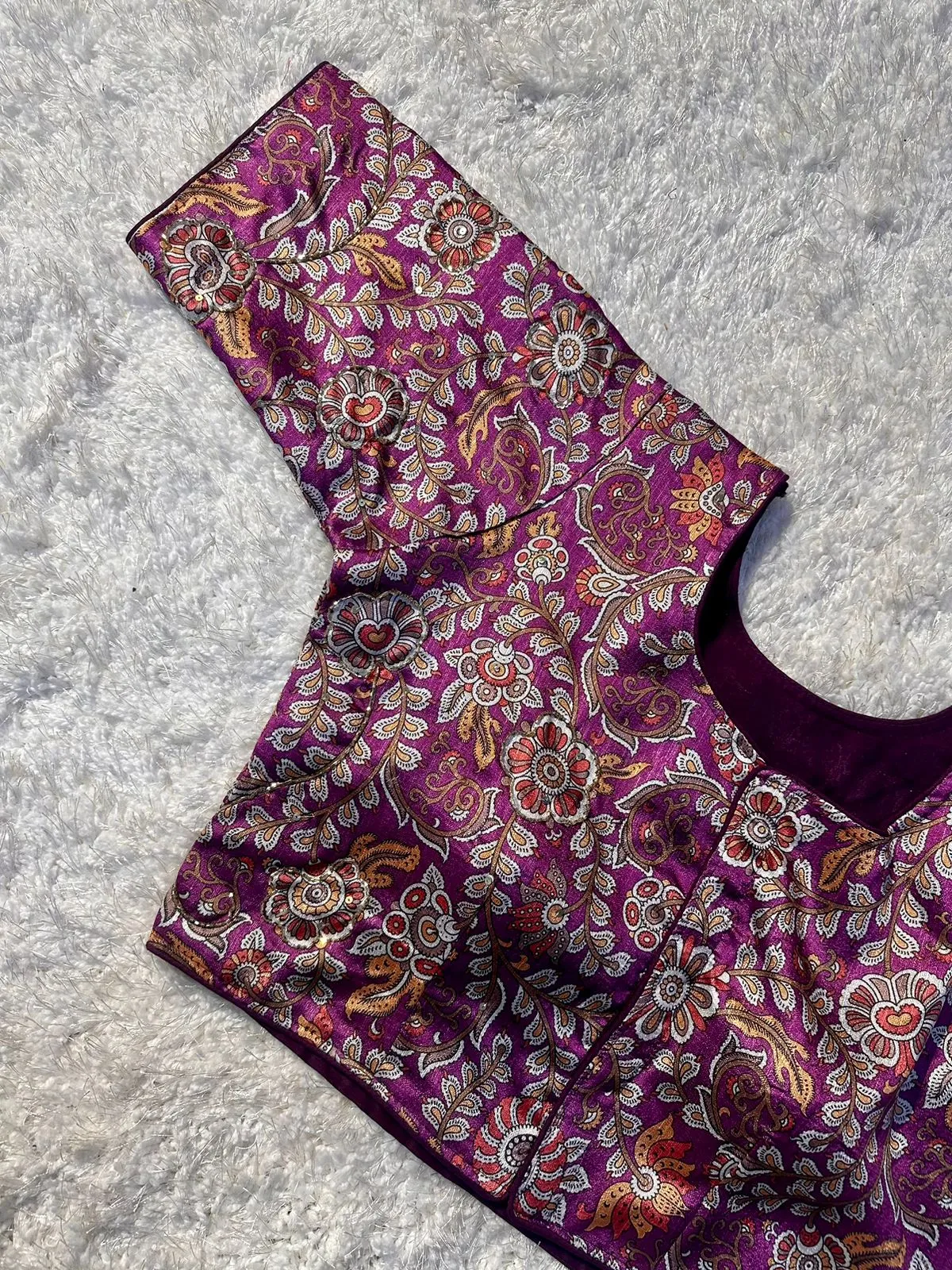 Party Wear Fancy Print Blouse