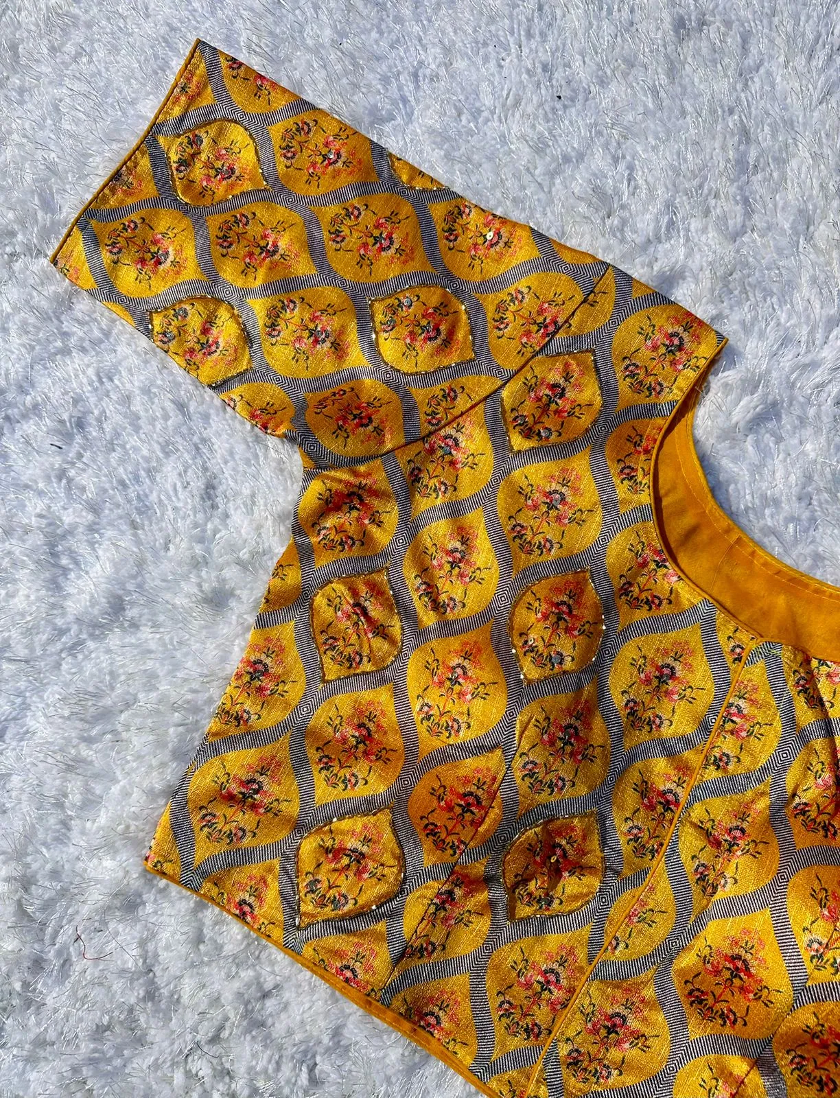 Party Wear Fancy Print Blouse