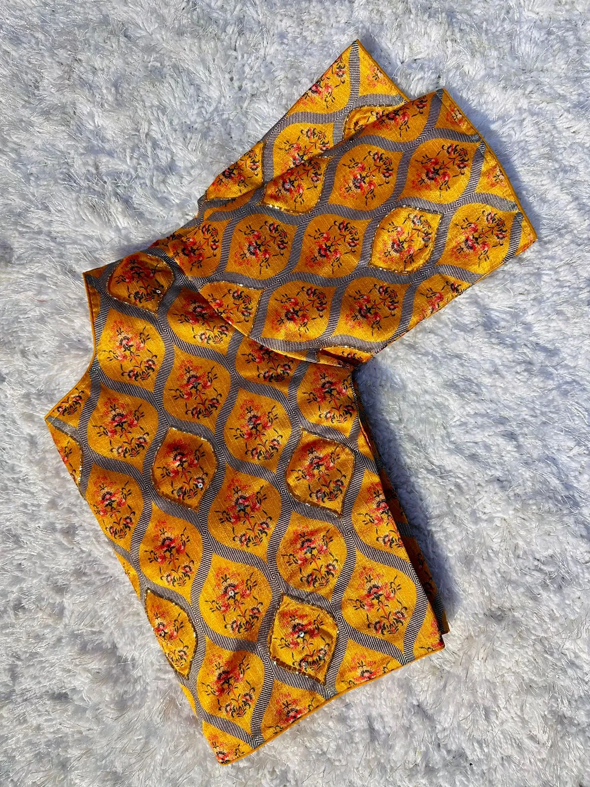 Party Wear Fancy Print Blouse