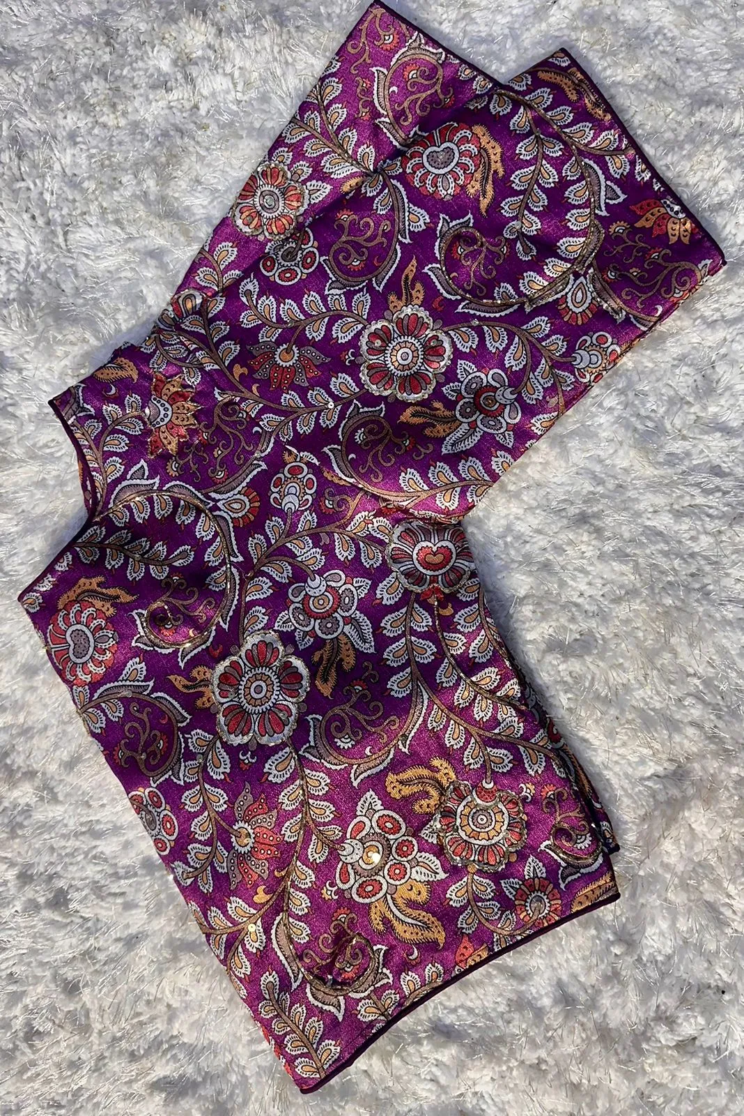 Party Wear Fancy Print Blouse