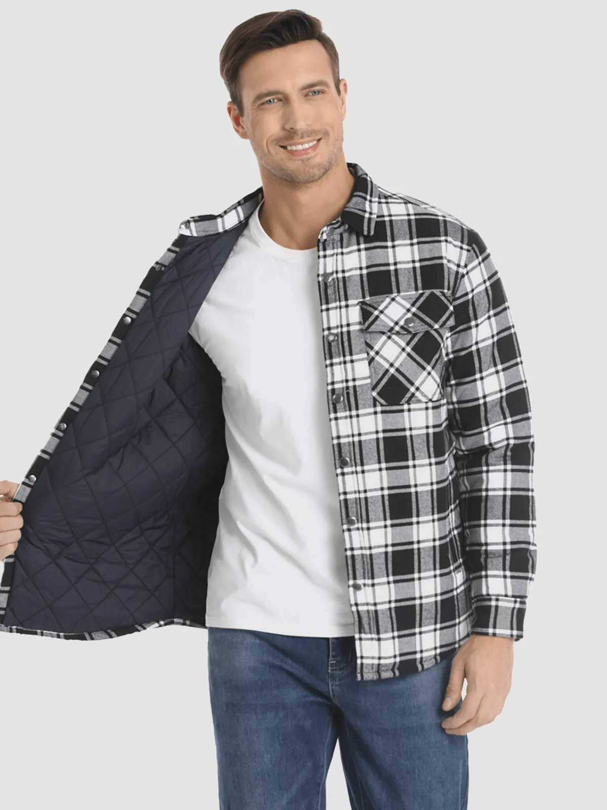 Ronan | Striped Flannel Jacket