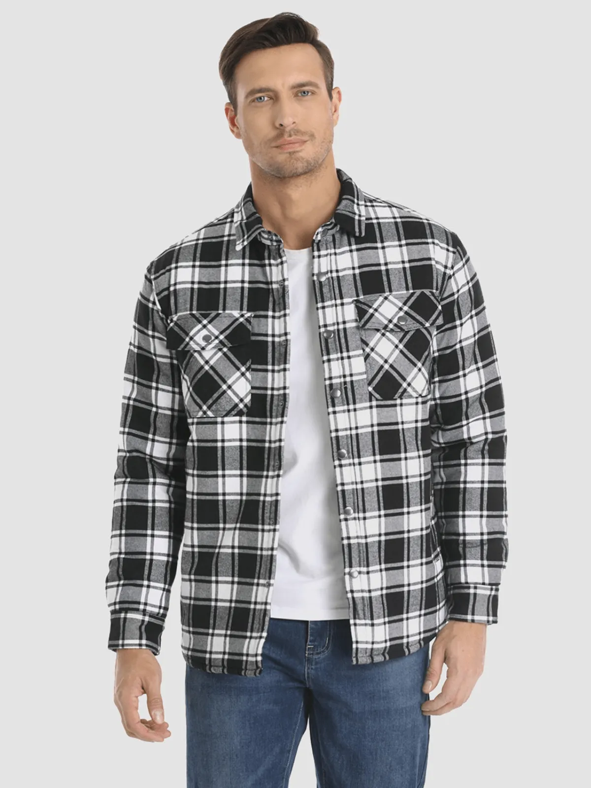 Ronan | Striped Flannel Jacket