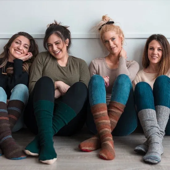 SHORTIES | Cashmere Cabin Socks | Queen of Hearts | Size 5-8