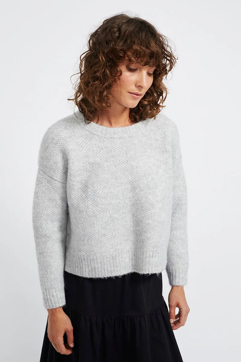 Staple - Dove Cozy Jumper Light - Grey Marle