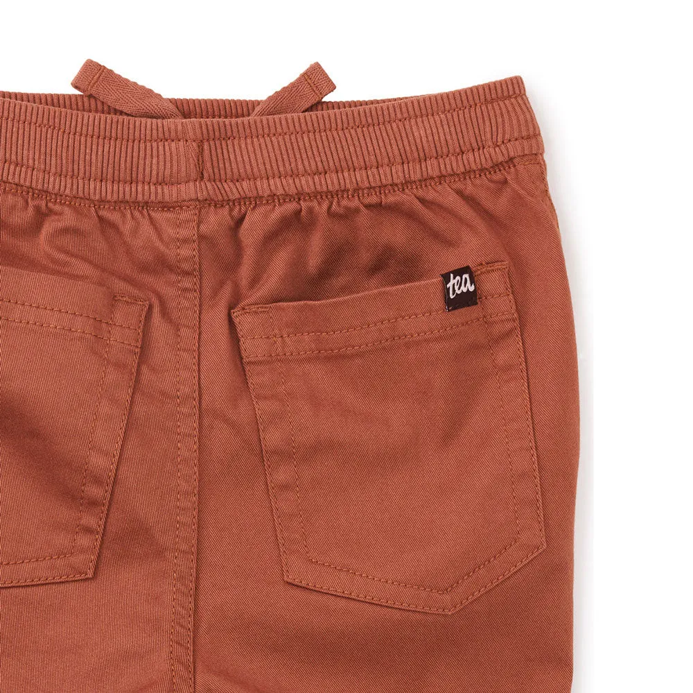 Timeless Stretch Twill Pants - Russet - FINAL SALE