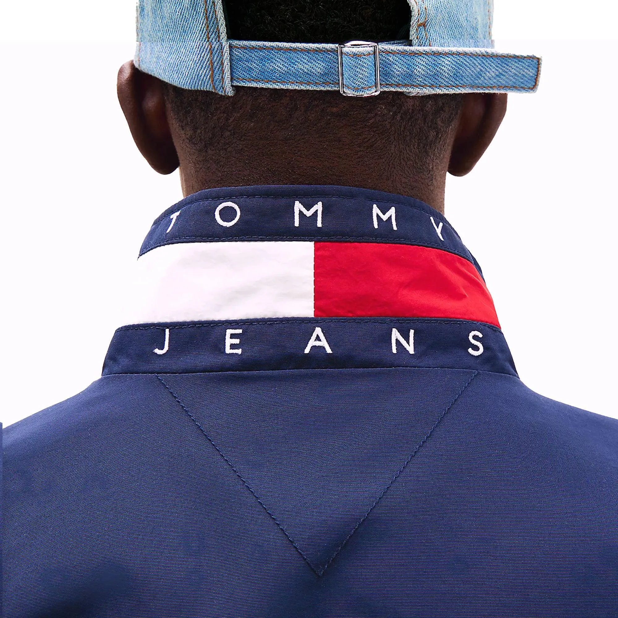 Tommy Jeans DNA Colour Block Collar Jacket Dark Night Navy