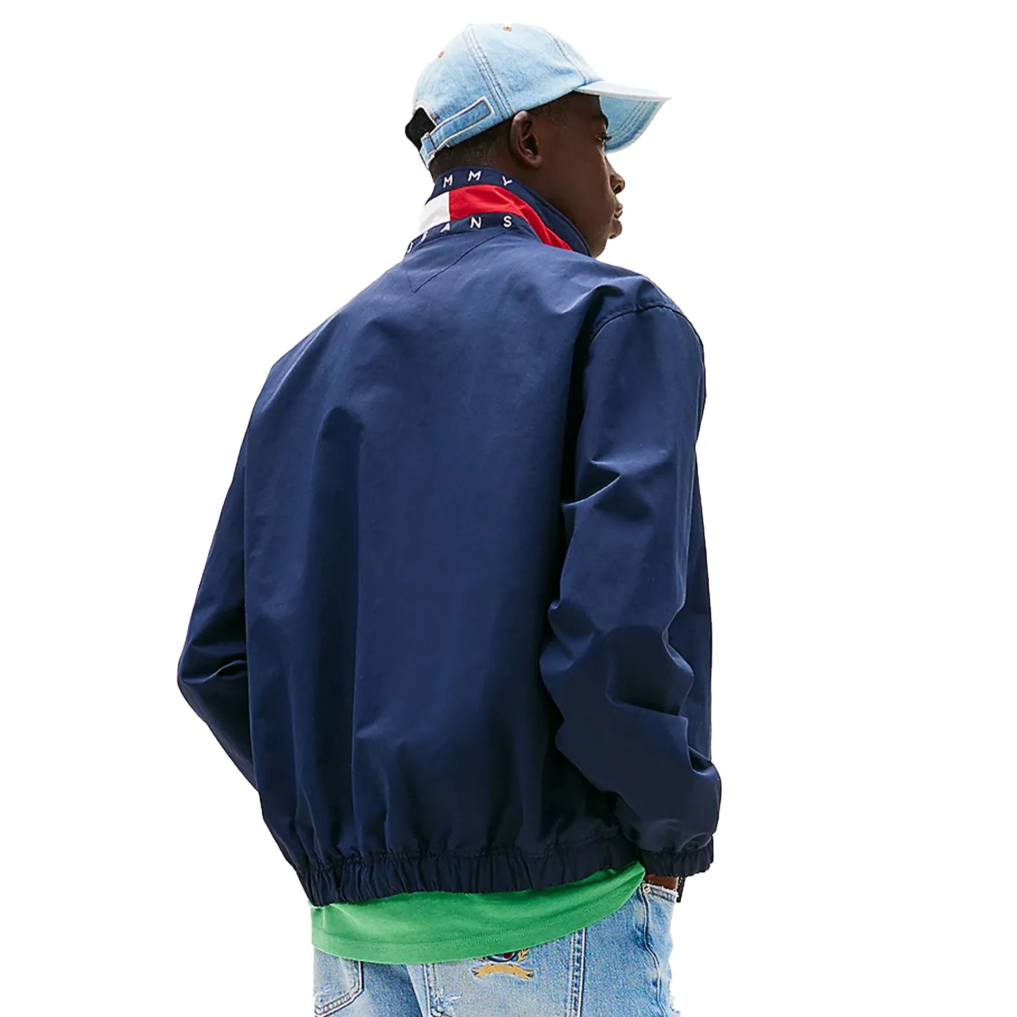 Tommy Jeans DNA Colour Block Collar Jacket Dark Night Navy