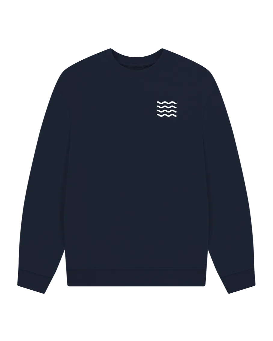 Two Sides Oversized Sweatshirt / White Version
