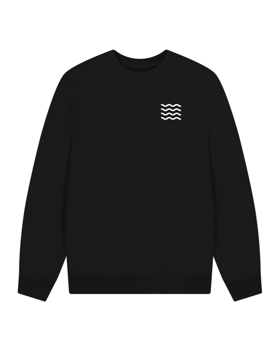 Two Sides Oversized Sweatshirt / White Version