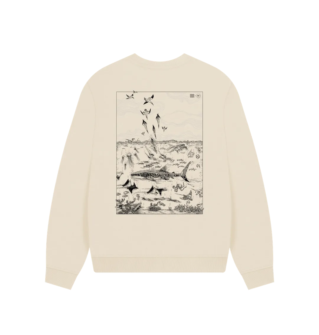 Two Sides Women's Oversized Sweatshirt