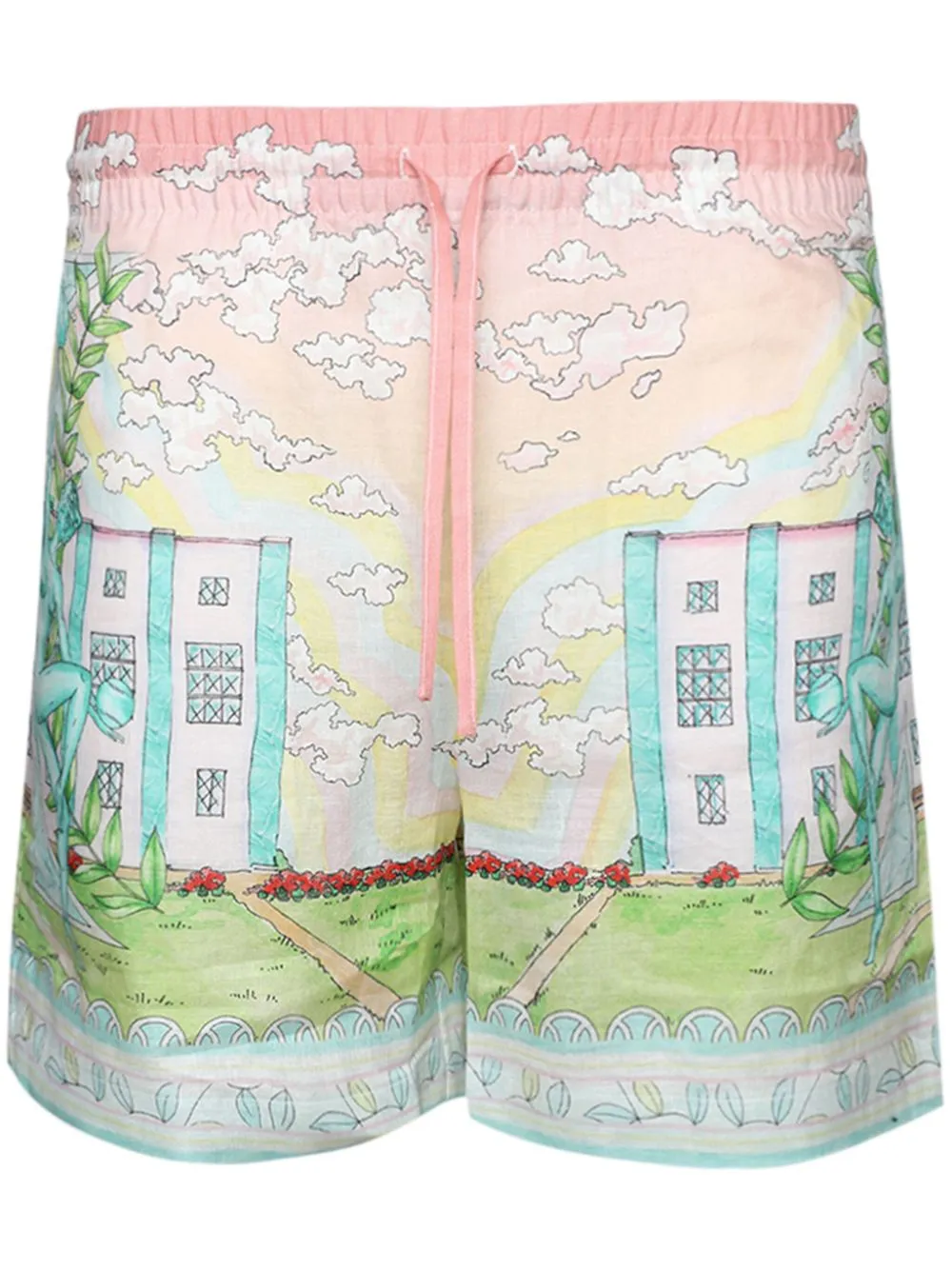 Vase linen shorts