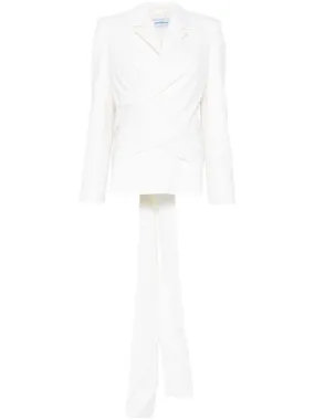 virgin wool wrap tuxedo