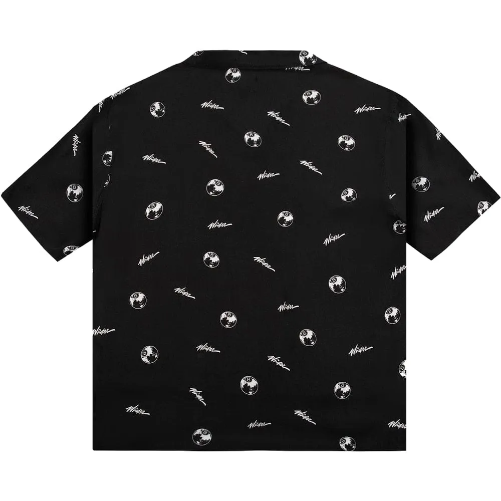 WNDRR 8 Ball Short Sleeve Shirt - Black