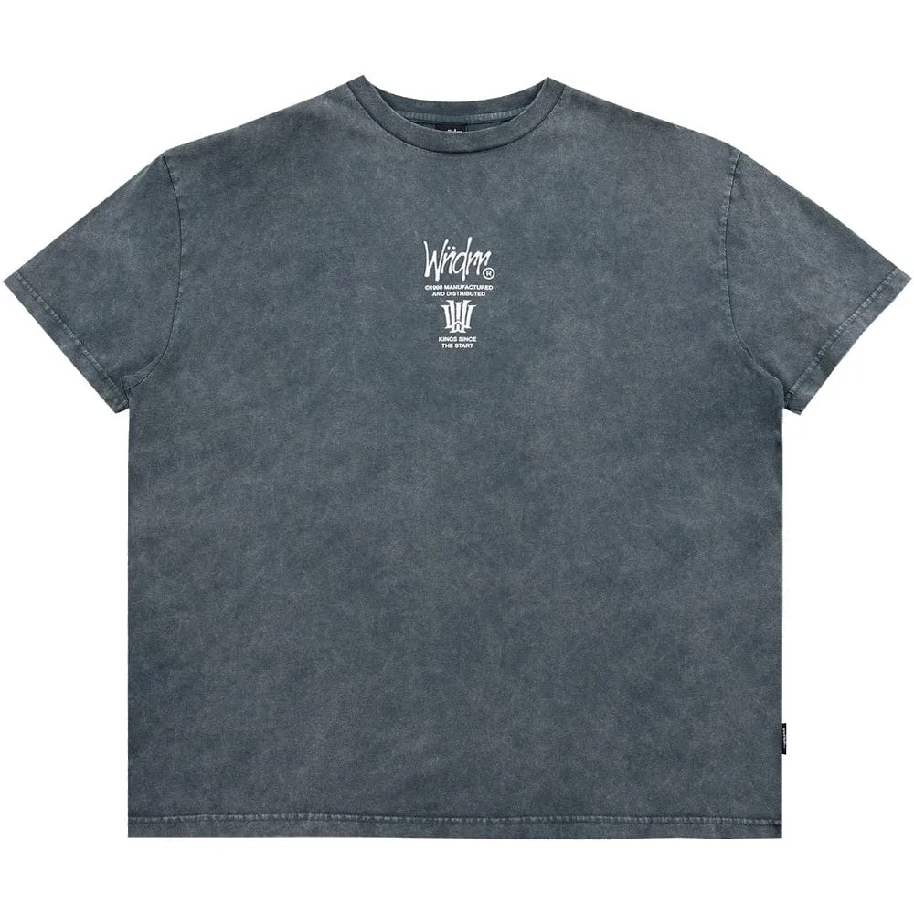 WNDRR Noise Box Fit Tee - Washed Grey