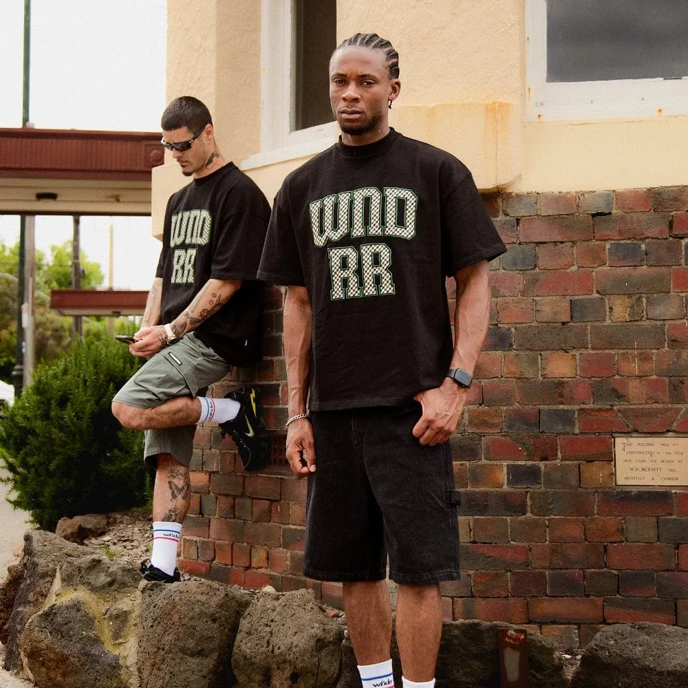 WNDRR Overhead Heavy Weight Tee - Black