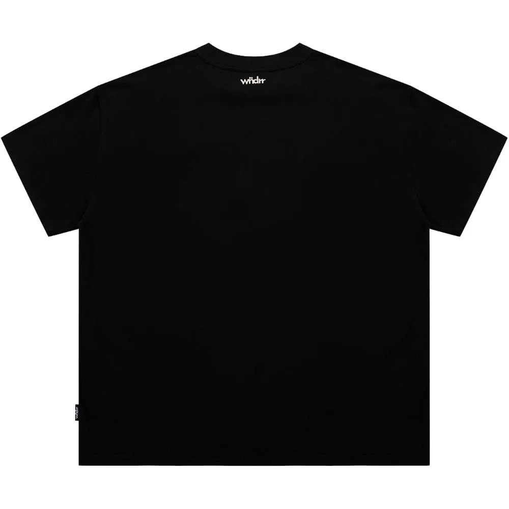 WNDRR Overhead Heavy Weight Tee - Black