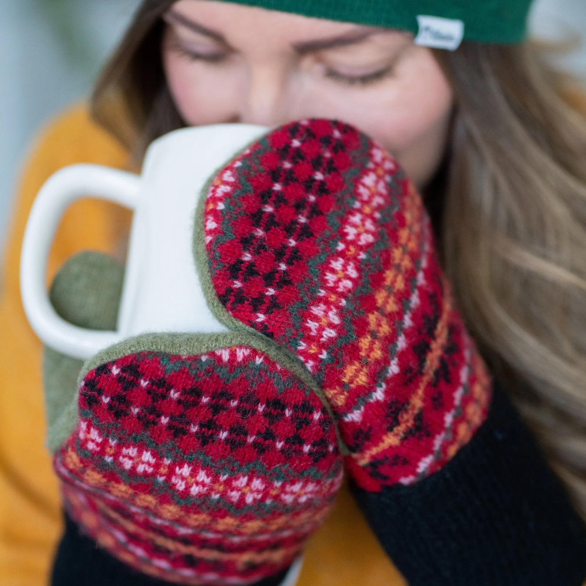 Womens Mittens | Night Falls