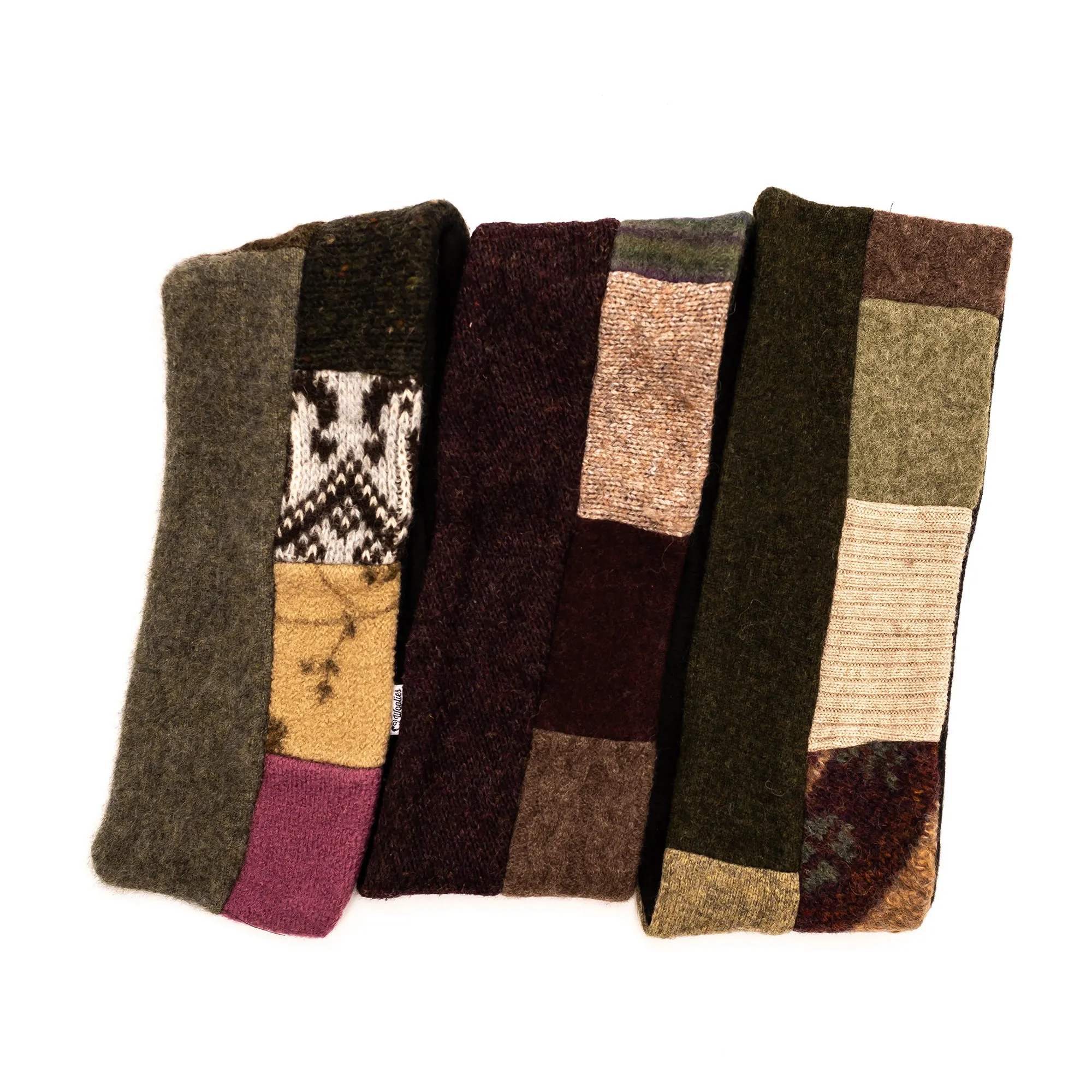 Wool Sweater Scarf | Patch Work